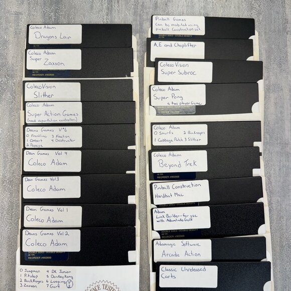 Coleco Adam 5 1/4" Disk Drive Model 7817 With Power Supply & Floppy’s Tested - Picture 16 of 16